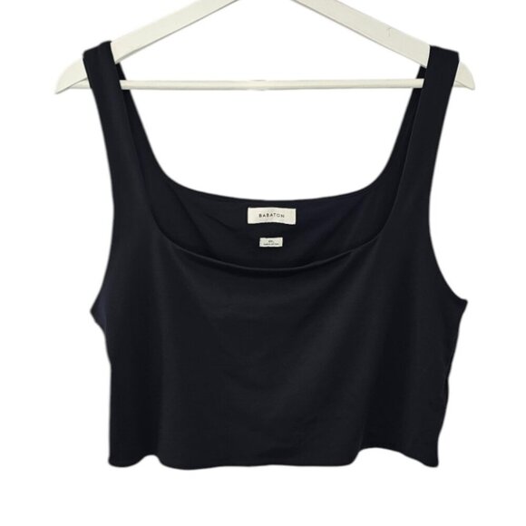 Babaton Tops - Aritzia Babaton Contour Square Neck Crop Top, Black, Tank, Basic, Size 2XL, NWT